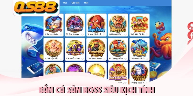 Bắn cá săn boss siêu kịch tính Bắn cá săn boss siêu kịch tính