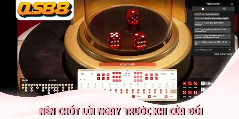 Nên chốt lời ngay trước khi cửa đổi Nên chốt lời ngay trước khi cửa đổi